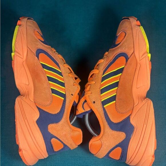 Adidas Yung-1 Dragon Ball Z Hi-Res Orange DBZ Goku Sneakers Mens 9.5 US main image 7